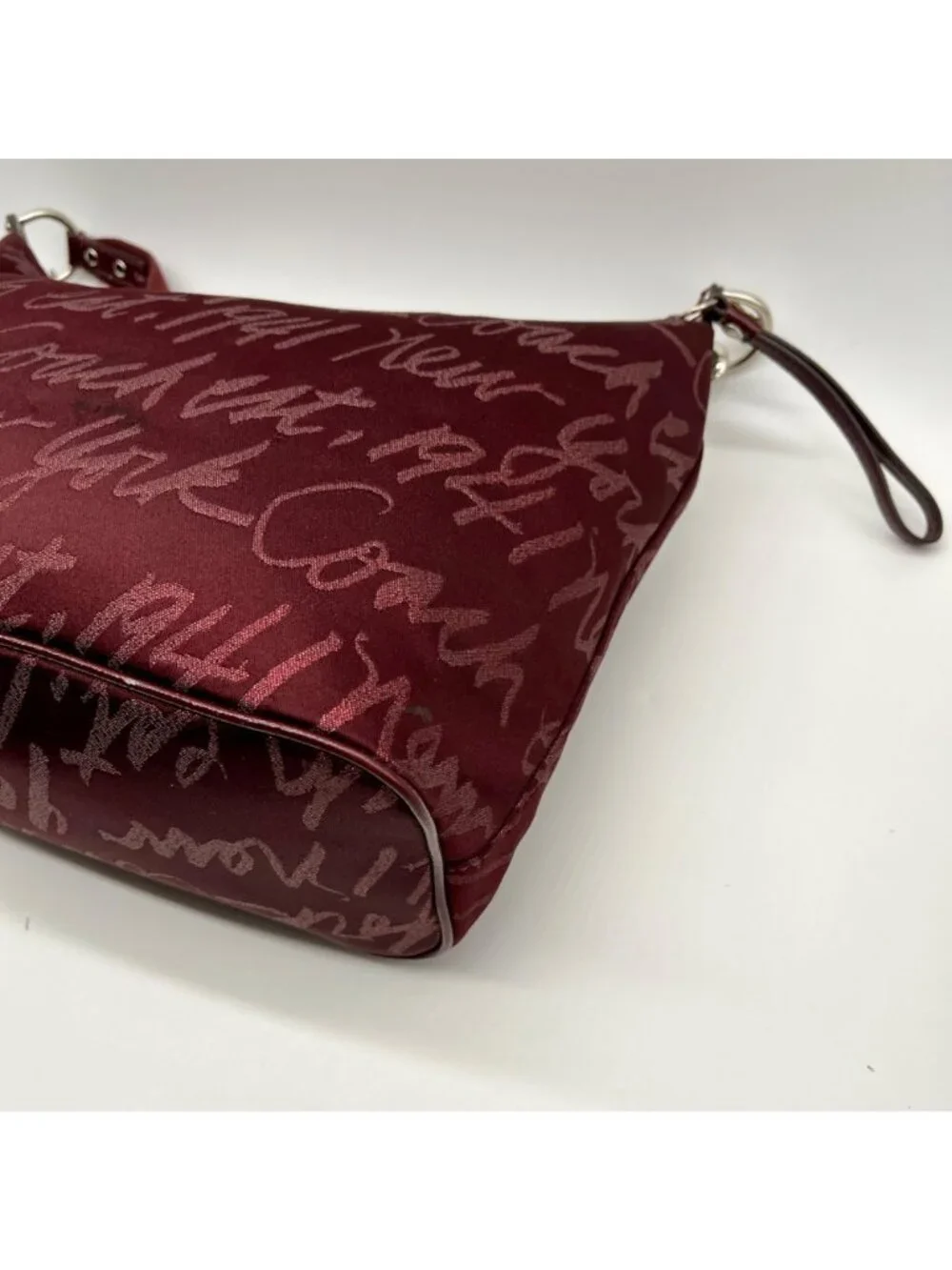 Coach Purple Poppy Lurex Signature F17472 Hobo Bag - Picture 8 of 14